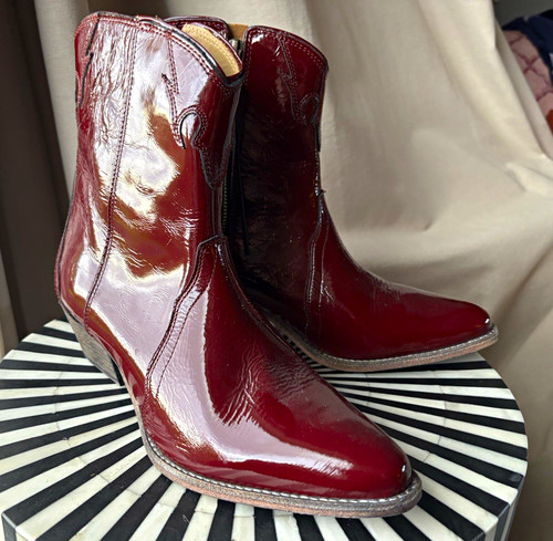 Free people burgundy patent - people,