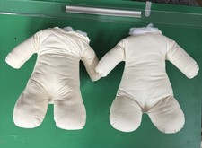 Three Cotton fabric Doll Body Two Stuffed Crafting Doll Making 