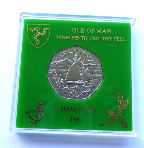 1981 isle man christmas 50p - man,