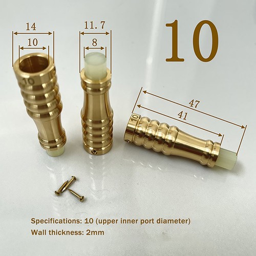 Brass cane crutch tip with - cane,