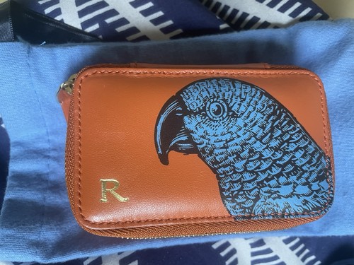 Smythson leather pouch orange - ,