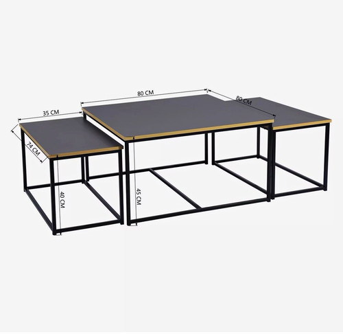 Piece nesting coffee - 3-piece,