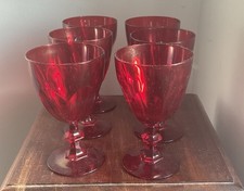 Vintage verres rouge - verres,