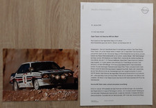 Opel Ascona 400 Histo-Monte Rally Press Release Brochure 2002