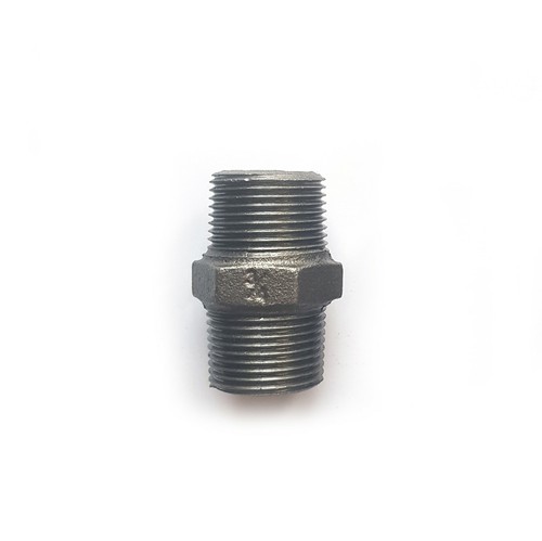 Black malleable iron fittings - black,