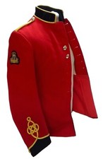 Army Red Tunic British Ceremonial Uniform Jacket Royal Corps of Signals Insignia