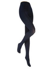 Girls Heat Holders Thermal Winter Warm Brushed Inner Tights NAVY