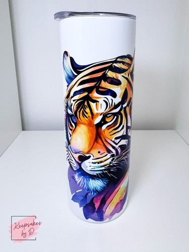 Tiger themed travel mug - tiger,