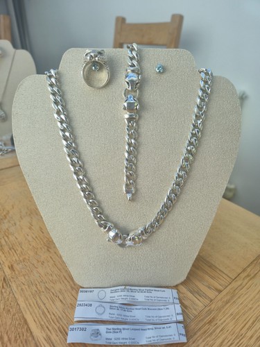 Sterling silver panther head - sterling,