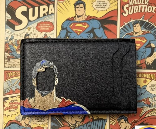 Superman logo licence card - superman,