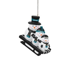 NFL Jacksonville Jaguars Christmas Ornament Snowman Sleigh Pendant 0580