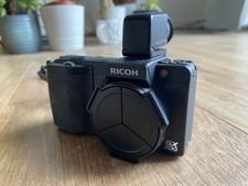 Ricoh GX200 12.1MP Digital Camera Black with VF-1 Viewfinder Accessories