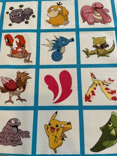 Pokémon fabric 2017 robert - fabric,