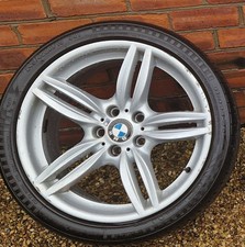 SET GENUINE BMW M SPORT ALLOY WHEELS & TYRES 19" 351M 5 6 SERIES F10 F11