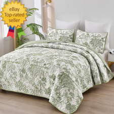Botanical Quilt Set King Sage