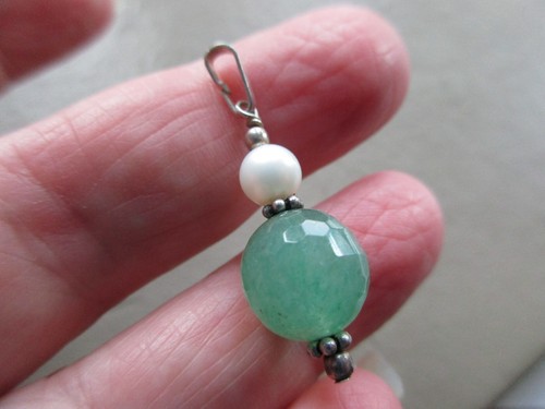 Vintage sterling silver - silver, pearl