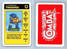 Trooper - Ultramarine - Space Marines 1992 Citadel Combat Card