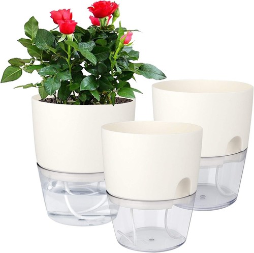 Self watering flower planter - self-watering,