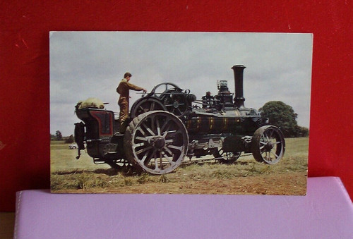 Vintage salmon photo postcard - photo,