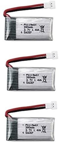 Pack 380mah lipo - 3-pack,