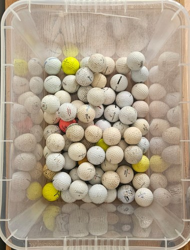 Mixed used golf balls lake - mixed,