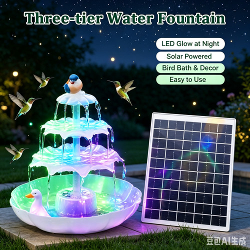 Solar fountain floating pump - solar,