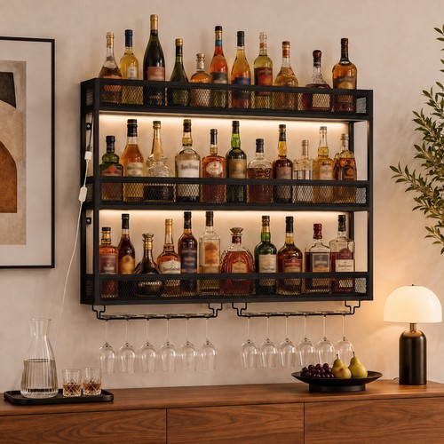 Wall mounted wine rack - wine,