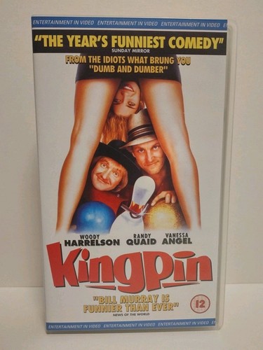 Kingpin vhs video tape cert - tape,