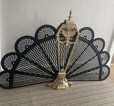 Vintage Fan Folding Fire Guard