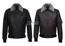 Men's Army Bomber Jacket Fur