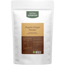 Organic Ginger Powder, 100% Peruvian Premium Ground Ginger Roots, Certified
