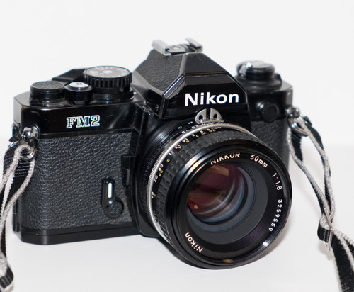 Nikon fm2 35mm slr film - nikon,