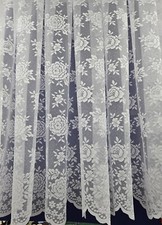 White Lace Cheap Net Curtains