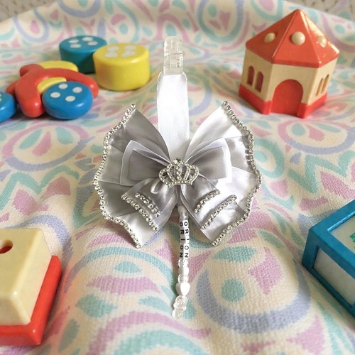 Personalised silver and white - personalised,