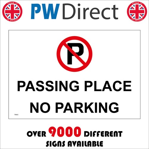 Sign passing place parking - passing,