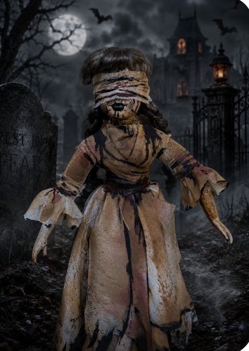 Blind folded spooky - blind, ooak