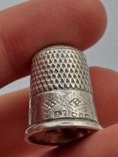 Lovely vintage thimble - vintage, stamped
