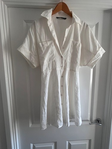 Zara white linen style - linen,
