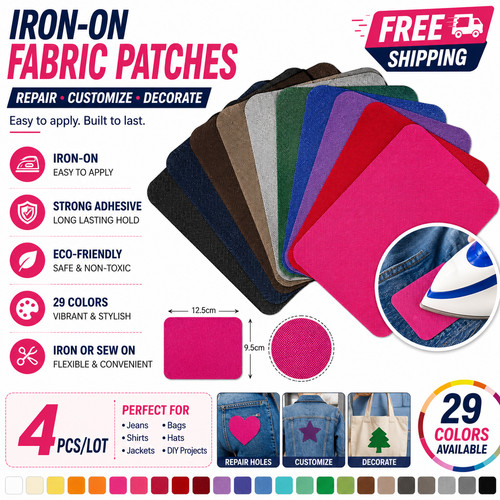 Iron fabric repair - 4x,