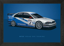 BTCC Volvo S40 Touring Framed