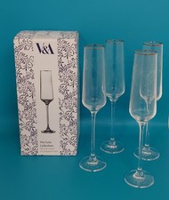 Stylish V&A Champagne Flutes
