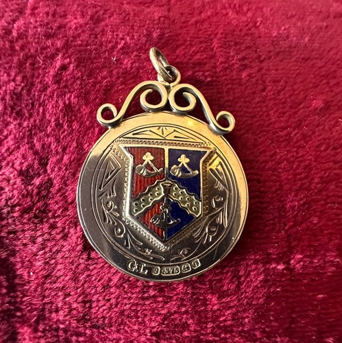 Vintage watch fob solid - ,