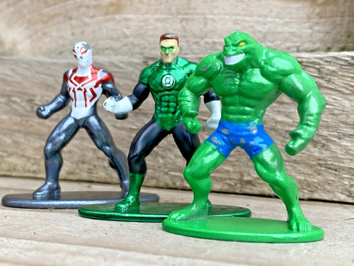 Superhero metal figure - superhero,