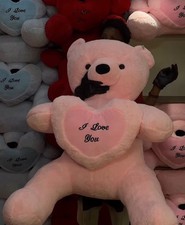 Large valentines teddy - valentines,