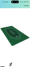 Bullets Playing Cards - Poker Layout - Table Top Mat 180 X 90cm