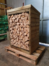 COMPLETE WINTER FUEL KIT LOG STORE & KILN DRY LOGS £150 INC FREE LOCAL DELIVERY