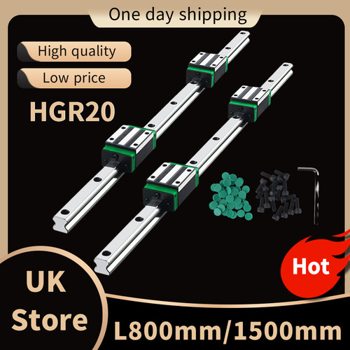 2pcs hgr20 linear guide - 2pcs, rail