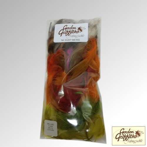 Mallard flank feathers mixed - flank,