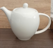 White Glossy Fine Bone China