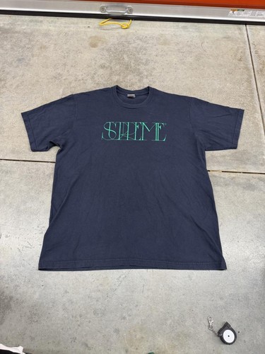 Supreme trademark navy - navy, and